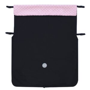 Nepadací deka JOMK Softshell Minky Baby Pink