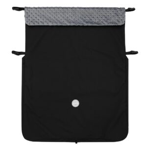 Nepadací deka JOMK Softshell Minky Grey
